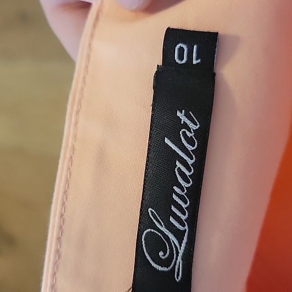 Luvalot Pink Dress Size 10 - Picture 5 of 6